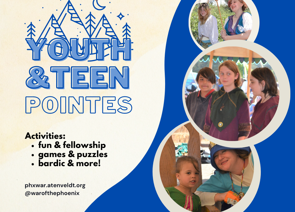 Volunteers (Teens & up) @ Teen & Youth Pointes needed!