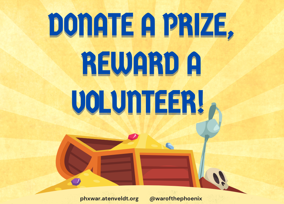 Donate a Prize, Reward a Volunteer!