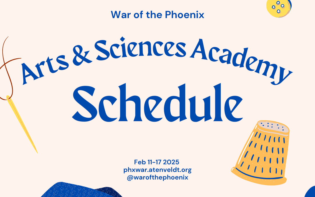 Arts & Sciences Academy Schedule is Live!